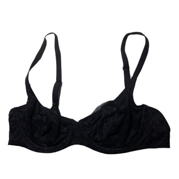 Victoria's Secret Underwire Bra Black Lace 54867 Size 36C #4101 - Picture 1 of 8